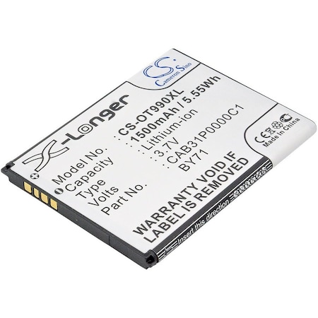 Bsc Preferred Virgin Mobile Venture VM2045 1500mAh Mobile Phone Replacement Battery CS-OT990XL.6